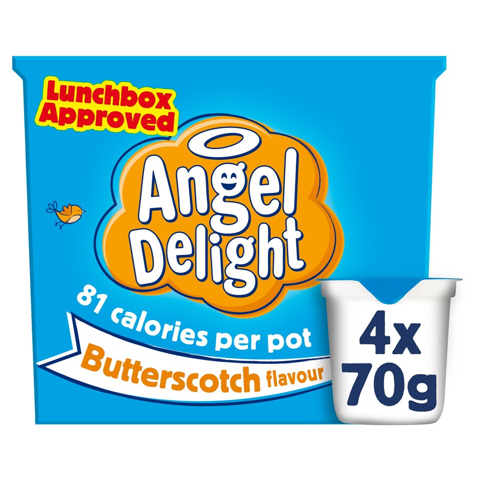 image 1 of Angel Delight Butterscotch Flavour Dessert Pots 4X70g