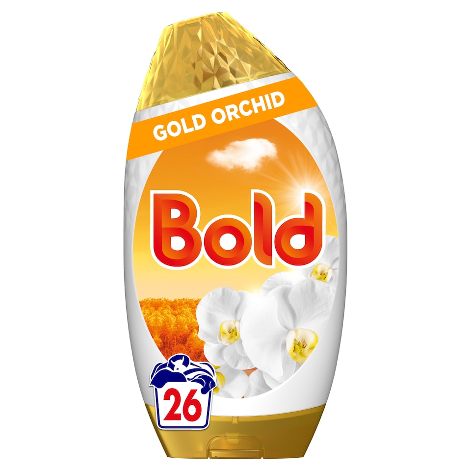 image 1 of Bold Washing Gel Gold Orchid 26 Washes 858ml