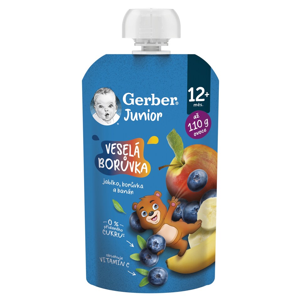obrázok 1 z GERBER Junior kapsička Veselá čučoriedka 110 g