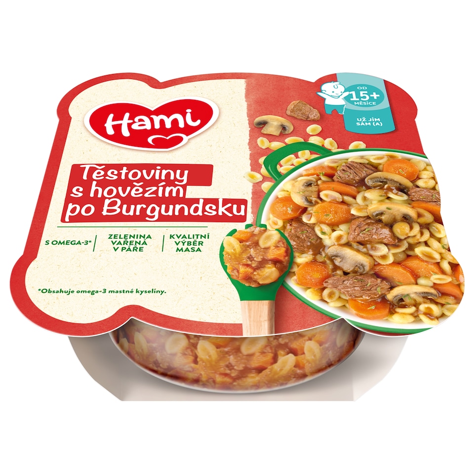 Obrázek 1 pro produkt HAMI masozeleninový talířek Hovězí po Burgundsku 230G