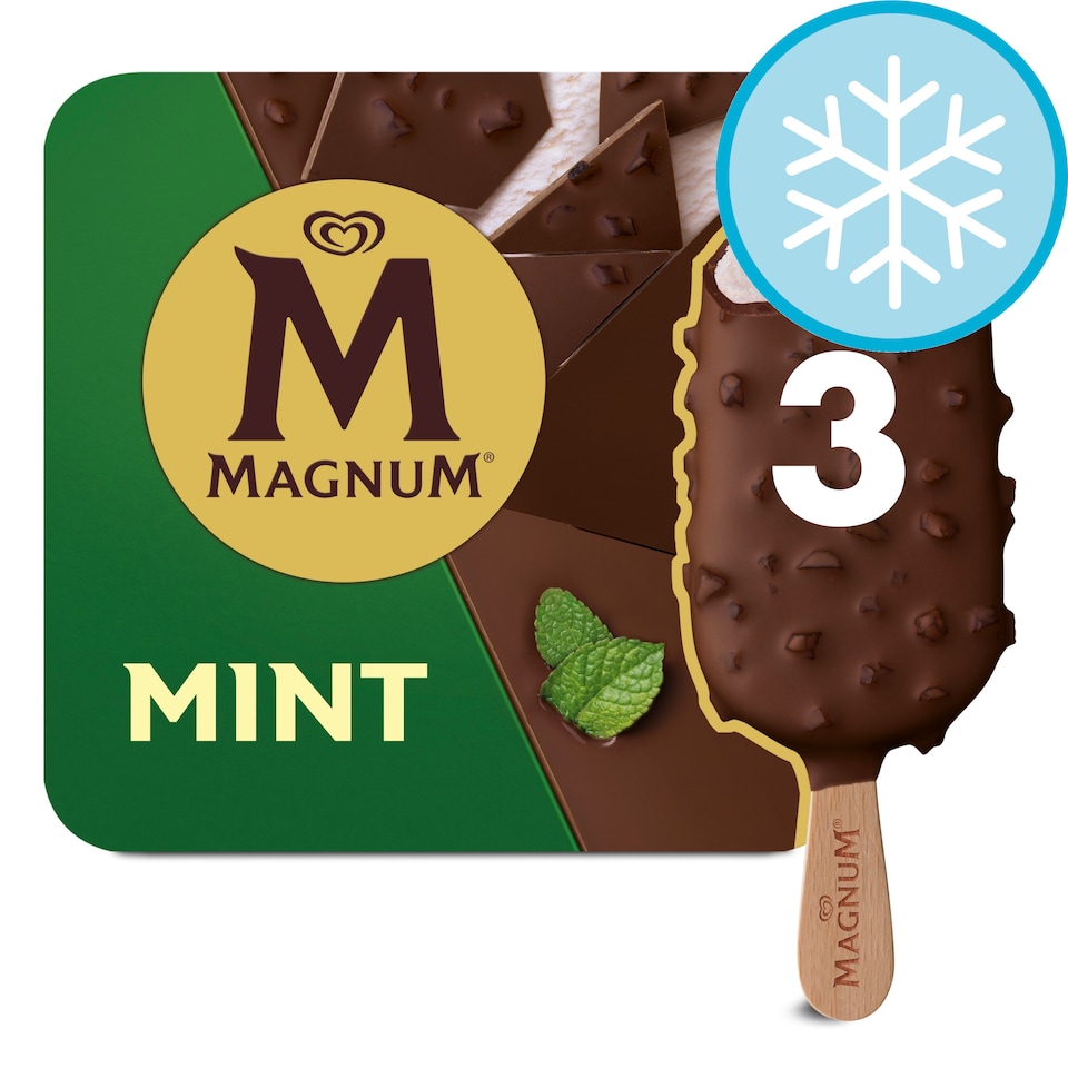 image 1 of Magnum Mint Ice Cream Sticks 3x100ml