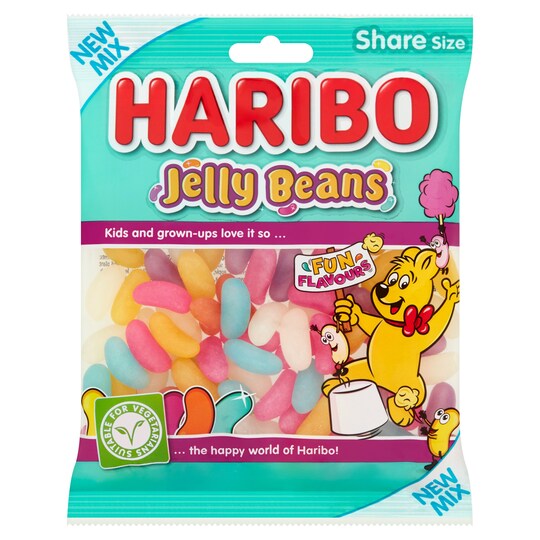 Haribo Jelly Beans 140G Tesco Groceries