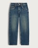image 4 of F&F Boys Straight Leg Denim Jeans in Blue