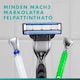 Gillette Mach3 Férfi Borotvabetétek, 12 Gillette 3 Pengés Borotvabetétek  5. kép