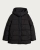 image 4 of F&F Hooded Shower Resistant Puffer Jacket in Black