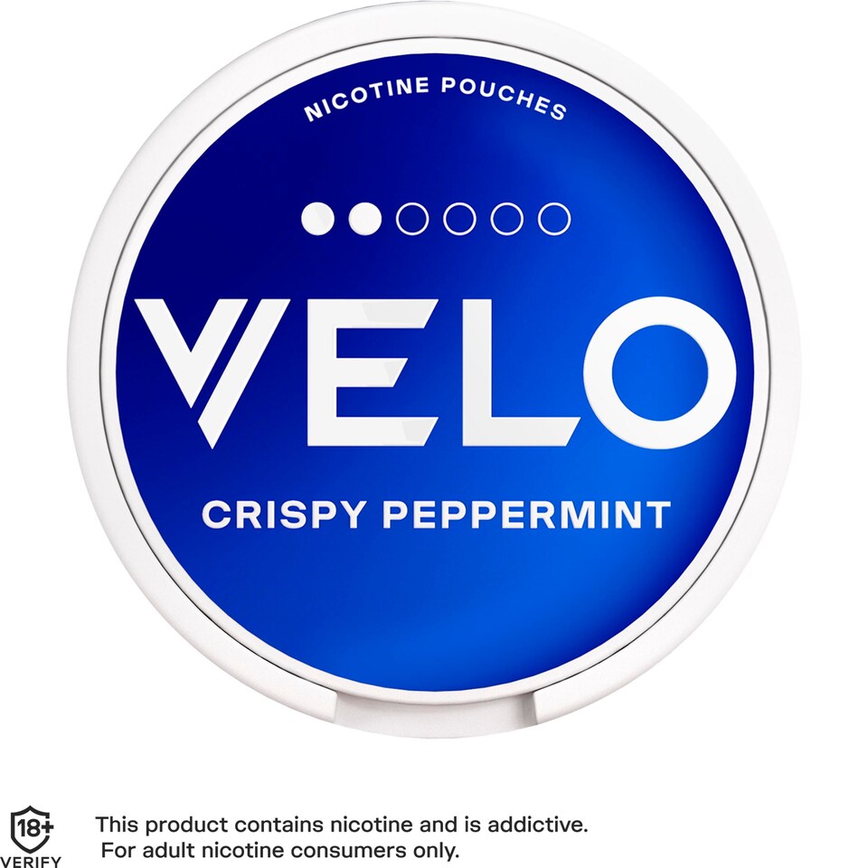 image 1 of Velo Crispy Peppermint 6mg Nicotine Pouches 20 Pack