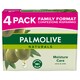 Obrázek 1 pro produkt Palmolive Naturals tuhé mýdlo s výtažky z mléka a oliv 4x90g - family pack 