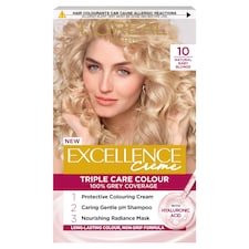 L'Oreal Paris Excellence Creme Permanent Hair Dye - 10 Natural Baby Blonde