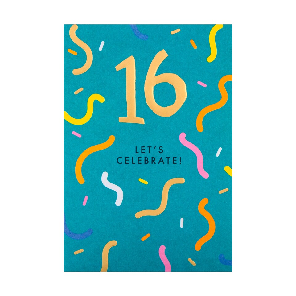 image 1 of Hallmark Birthday Card 16Th Birthday