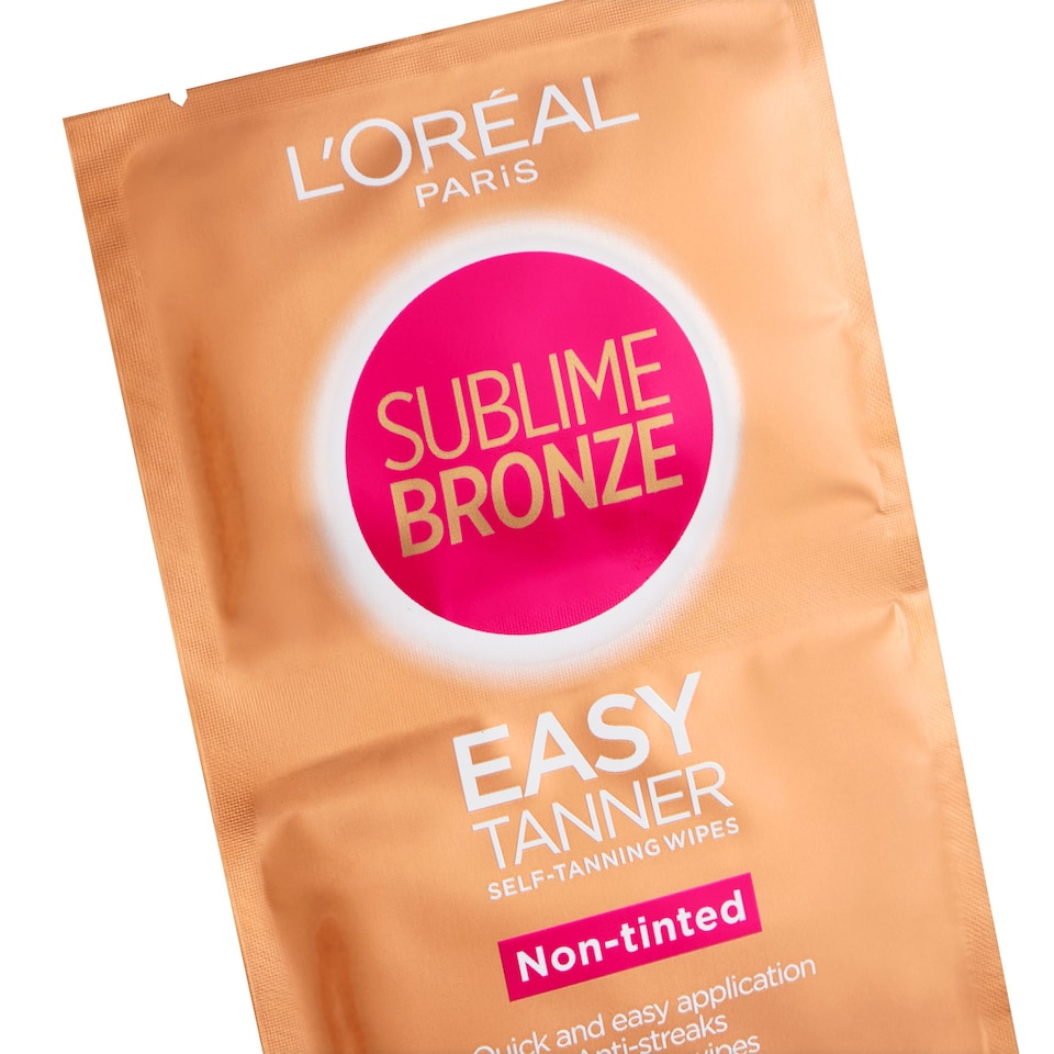 image 1 of L'oreal Sublime Self-Tan Face And Body Wipes 2X5.6Ml