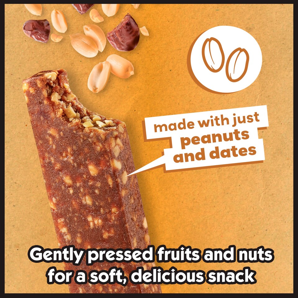 image 1 of Eat Natural Soft Fruit Bars Peanut 4 x 30g