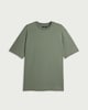 image 4 of F&F Pure Cotton Relaxed Fit T-Shirt in Khaki