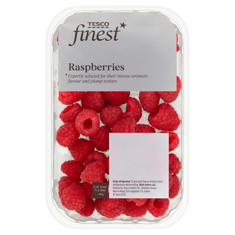 Tesco Finest Raspberries 150G