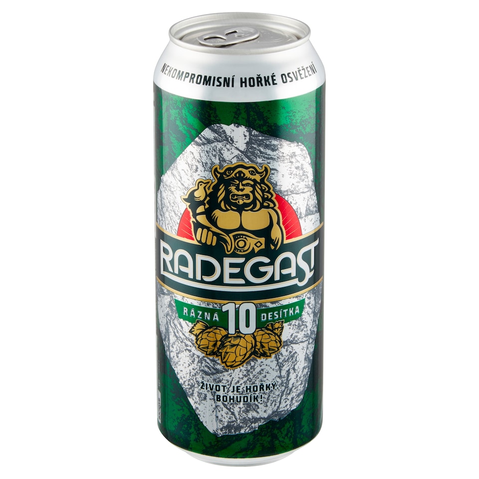 Obrázek 1 pro produkt Radegast Rázná 10 pivo výčepní světlé 500ml