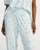 image 2 of F&F Star Print Cuffed Leg Pyjama Trousers in Multi Blue