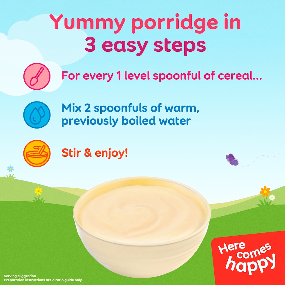 image 1 of Cow & Gate Creamy Porridge Baby Cereal 4-6 Months 125g