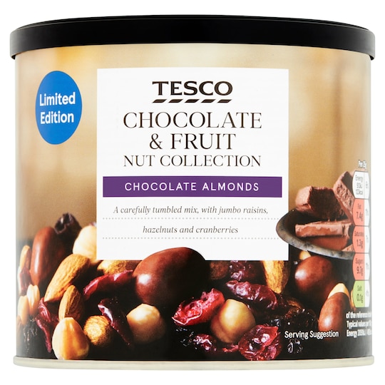 Tesco Chocolate Mixed Nuts Collection 300G Tesco Groceries