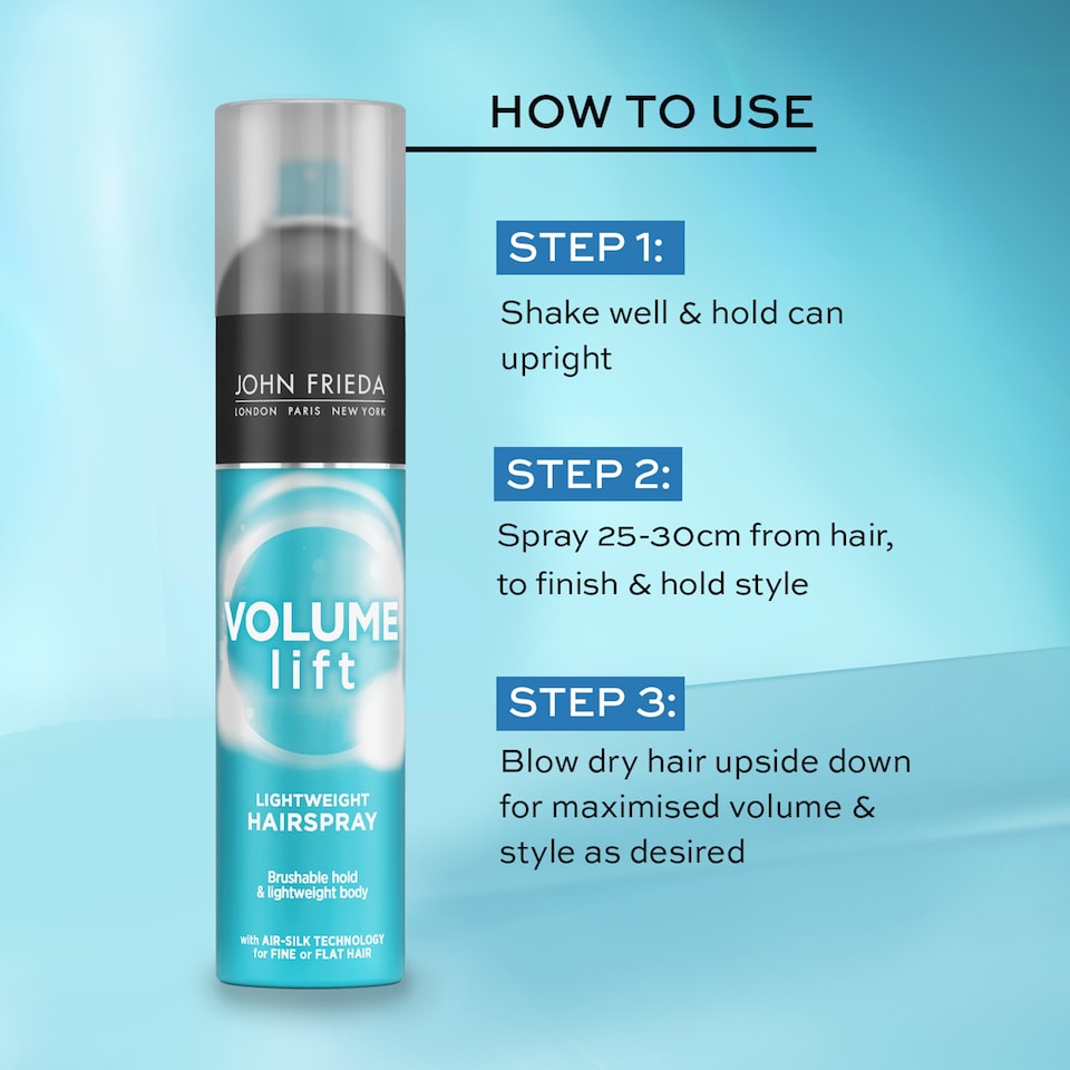 image 1 of John Frieda Luxurious Volume Forever Full Hair Spray 250Ml