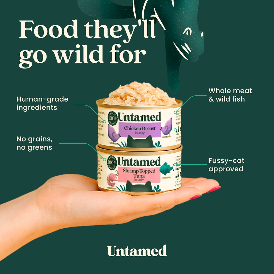 image 1 of Untamed Fish Selection Box in Gravy Cat Food 6 x 75G
