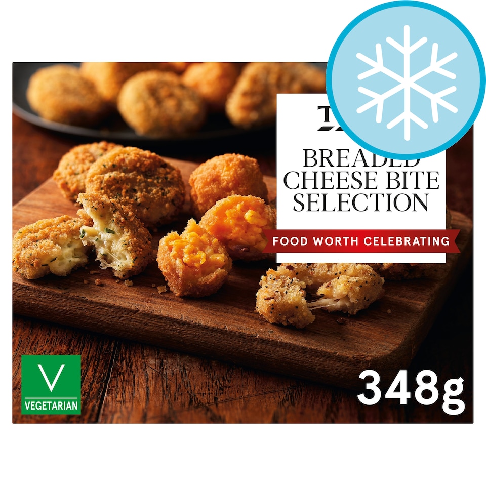Tesco Breaded Cheese Bite Selection 348G Tesco Groceries