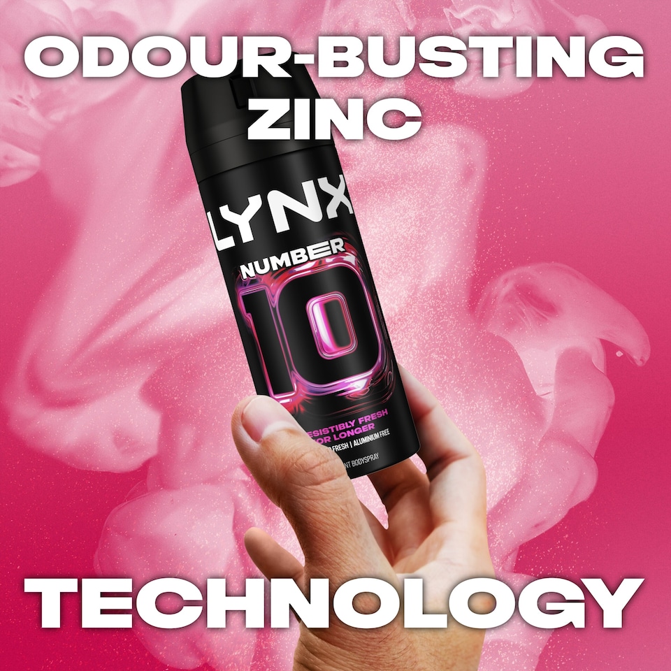 image 1 of Lynx Men Number 10 48h Deodorant Bodyspray Aerosol 150ml