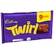 image 4 of Cadbury Twirl Chocolate Bar 9 Pack Multipack 193.5g