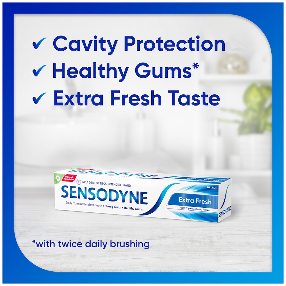image 1 of Sensodyne Daily Care Sensitive Toothpaste - Extra Fresh 75ml