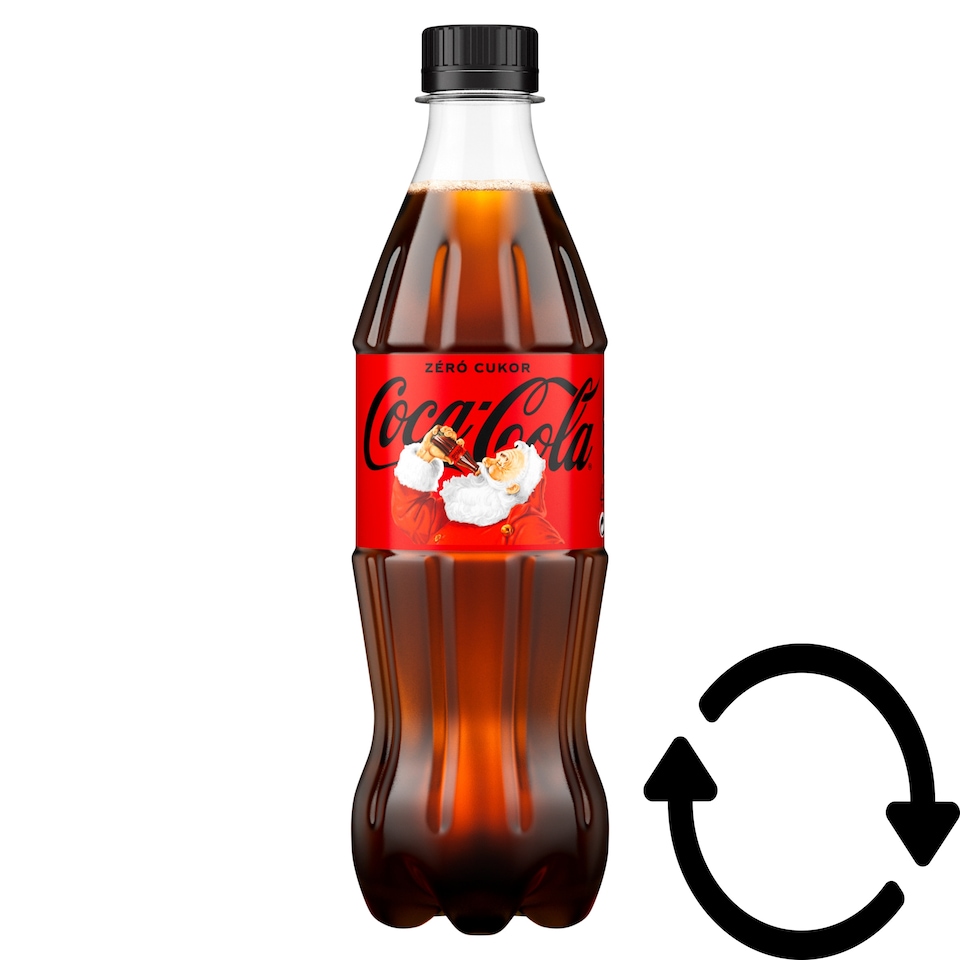 Coca Cola Zero Sugar Cola Flavoured Energy-Free Carbonated Soft Drink with Sweeteners 500 ml
