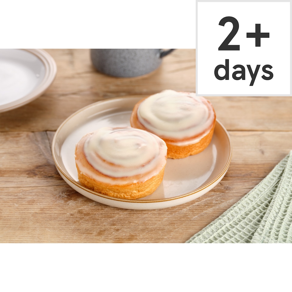image 1 of Tesco Cinnamon Buns 2 Pack