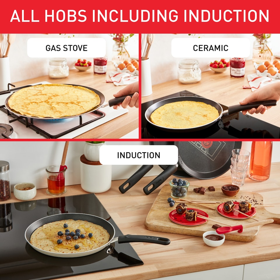 image 1 of Tefal Titanium Excellence Pancake Pan 25cm