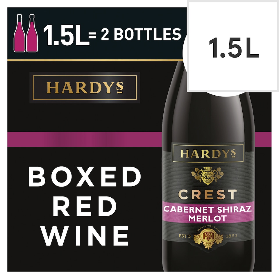 Hardys Crest Cabernet Shiraz Merlot 1.5 Litre