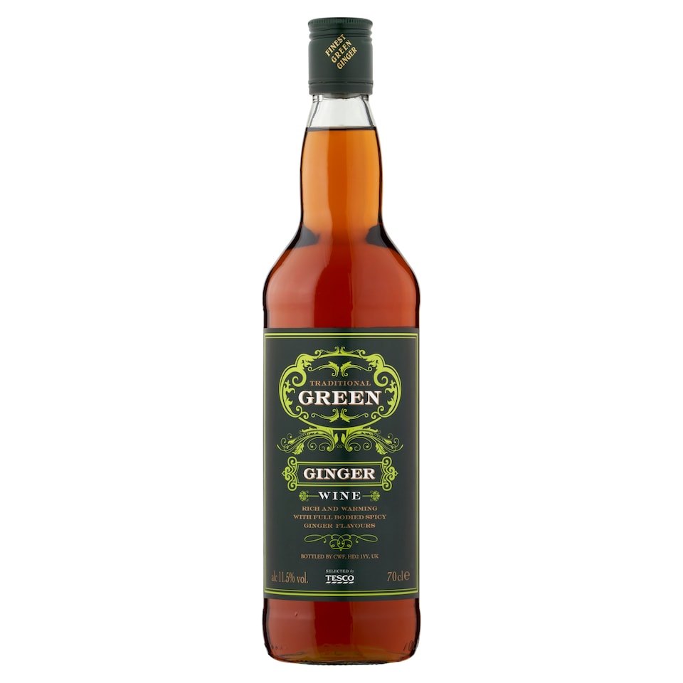 Tesco Green Ginger Wine 70Cl