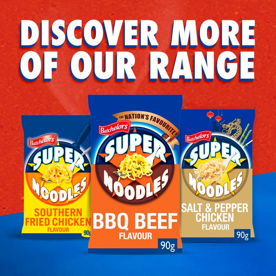 image 1 of Batchelors Super Noodles Bbq Beef 90G