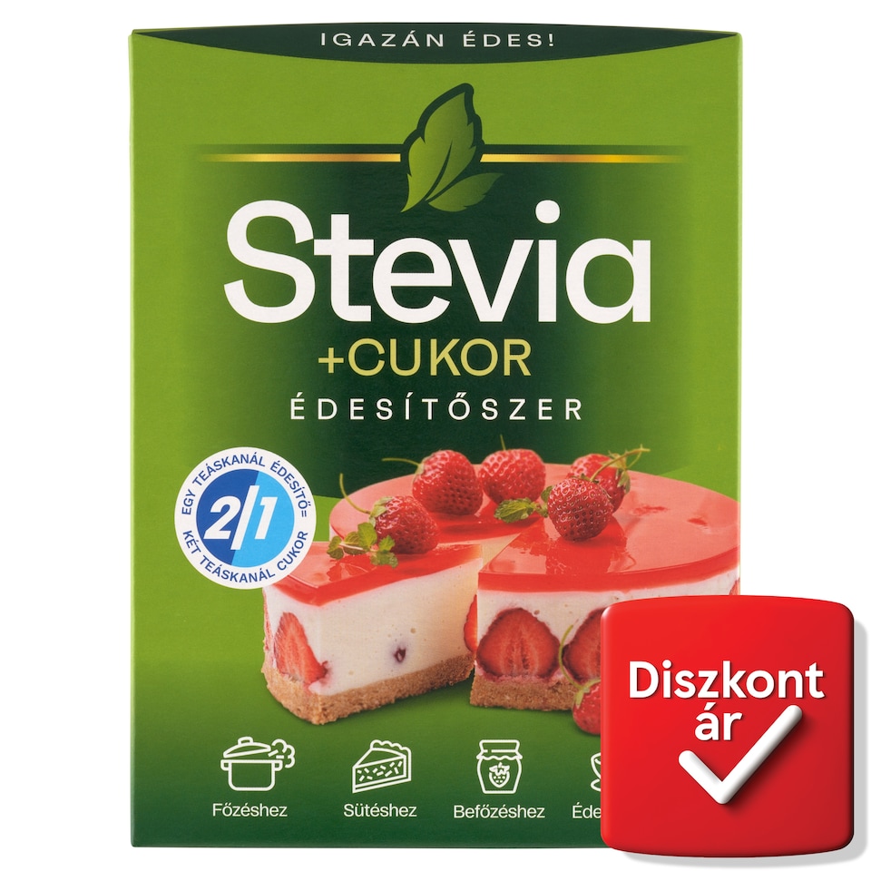 Politur stevia + cukor édesítőszer 500 g