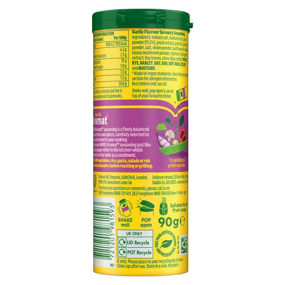 image 1 of Knorr Garlic Aromat 90G