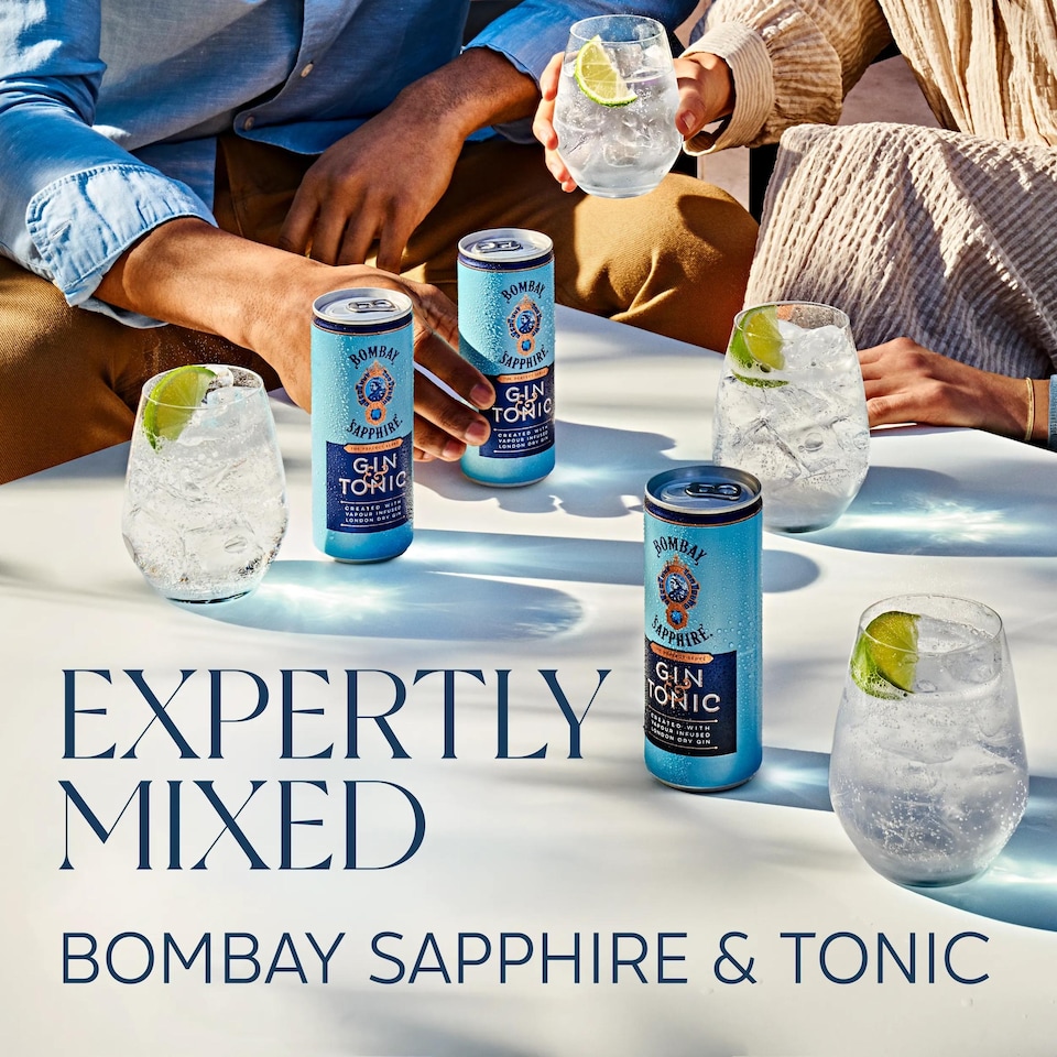 image 1 of Bombay Sapphire Gin & Tonic Ready To Drink 250ml