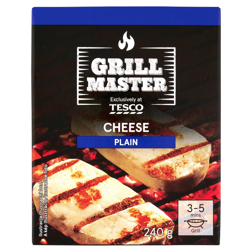 Grill Master félkemény, zsíros, natúr grillsajt 240 g