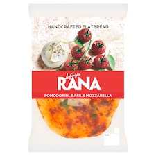 La Famiglia Rana Pomodorini, Basil & Mozzarella Flatbread 205g