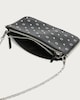 image 2 of SACHA Studded Chain Strap Crossbody Bag in Black