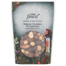 Tesco Finest Belgian Chocolate Nut Selection 225G