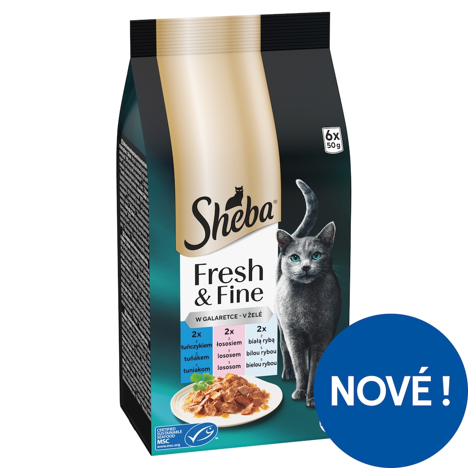 Sheba Fresh & Fine in Jelly 6 x 50g (300g)