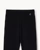 image 5 of F&F Girls School 2 Pack Cotton Rich Straight Leg Trousers in Black
