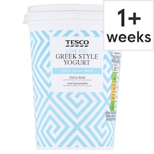 Tesco Low Fat Greek Style Natural Yoghurt 500G