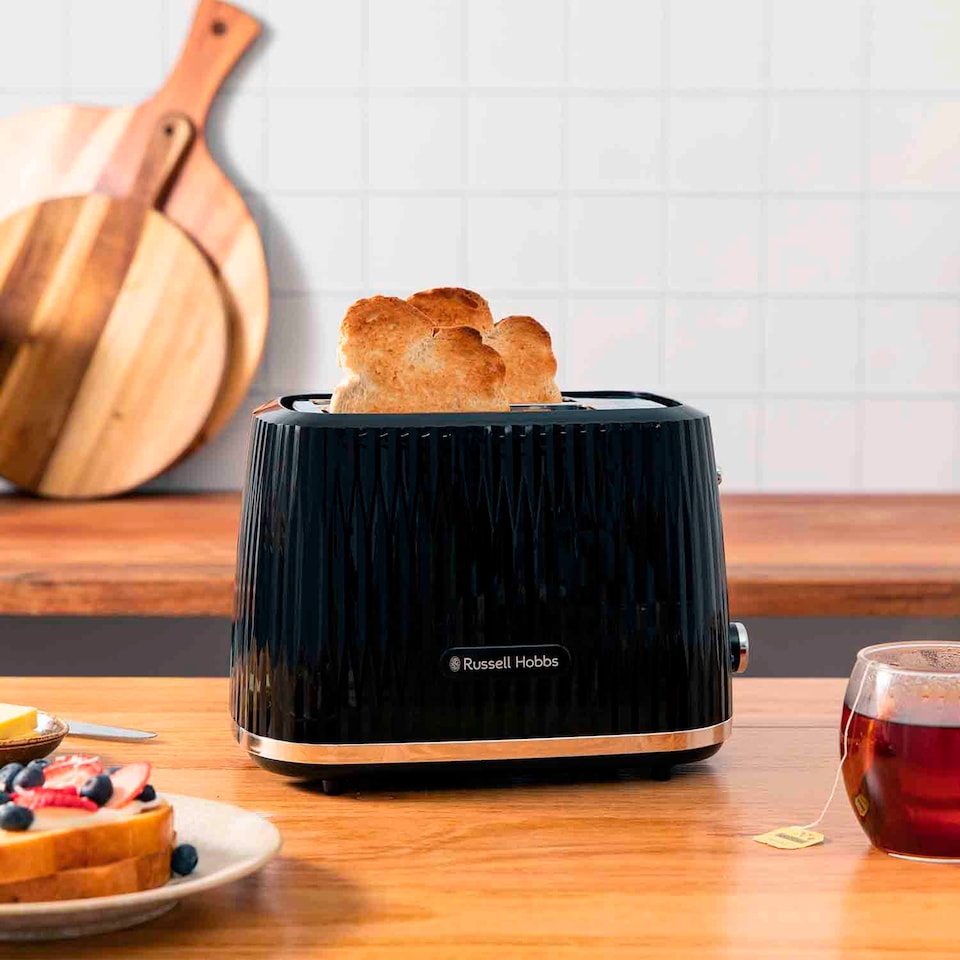 image 1 of Russel Hobbs Eden 2 Slice Toaster Black