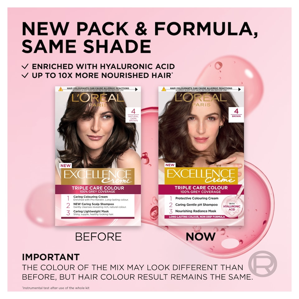 image 1 of L'Oreal Paris Excellence Creme 4 Natural Dark Brown Permanent Hair Dye