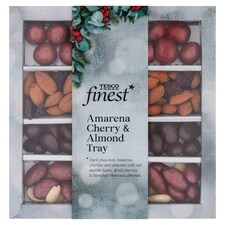 Tesco Finest Amarena Cherry And Almond Tray 290G