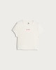 image 4 of F&F Cotton Rich Heart Embroidered Pyjama T-Shirt in White