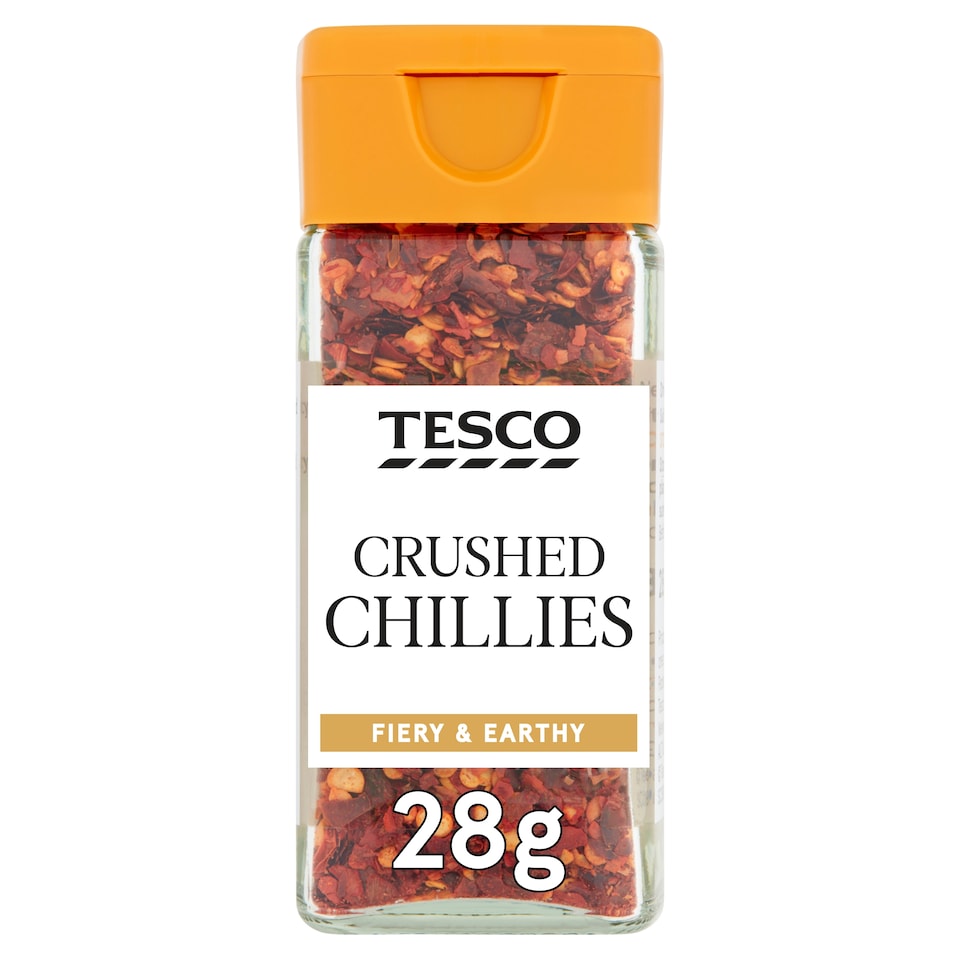 Tesco Crushed Chillies 28G
