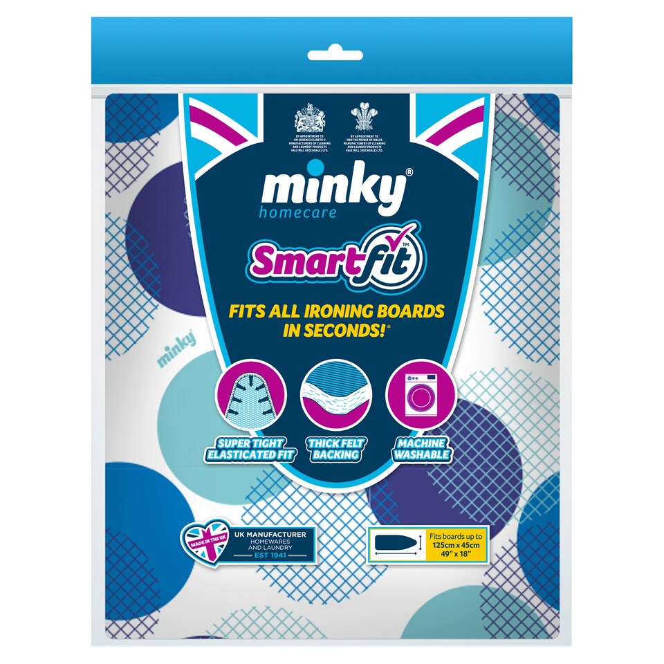 Minky Stripe Ironing Board Cover