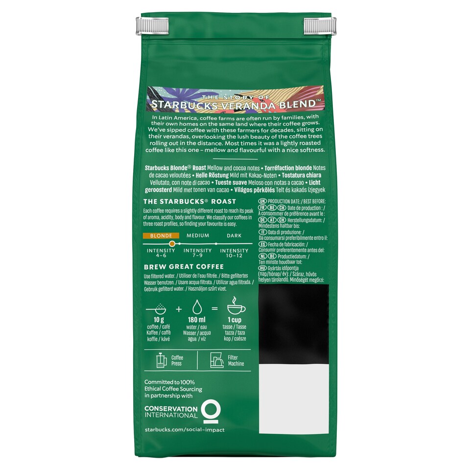 image 1 of Starbucks Veranda Ground Coffee 200G